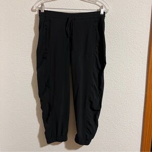 Athleta Black Performance Joggers Women’s Size 2 Travel Lounge
